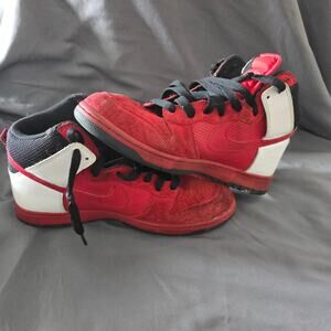 Nike Mens Dunk High NBA Pack Chicago Bulls Basketball Shoes Red 10 Mens